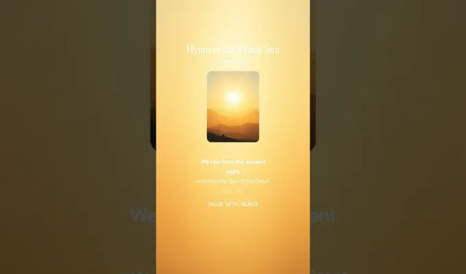 Hymn of the Rising Sun Hymn of the Rising Sun